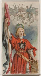 Bataille de Sedan, Allemagne, de la série Holidays N80 pour les cigarettes Duke, 1890