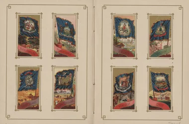 Drapeaux de toutes les nations et des États-Unis d