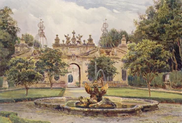 Jardins italiens : La volière, Villa Borghese