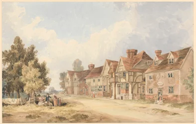 Le village de Chiddingstone, Kent