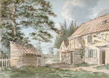 Moulin à eau près de Greenford, Middlesex, 1797