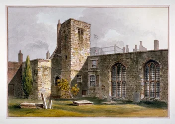 Vue de la chapelle Savoy, palais Savoy, Westminster, 1819