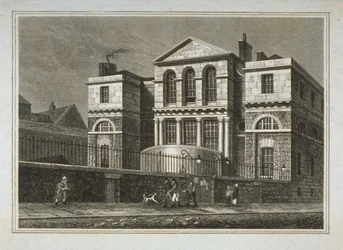 Vue de la Maison des Sessions, Old Bailey, 1812