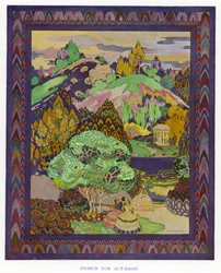 La Duègne de Sheridan : Conception pour Act-Drop (lithographie en couleur)