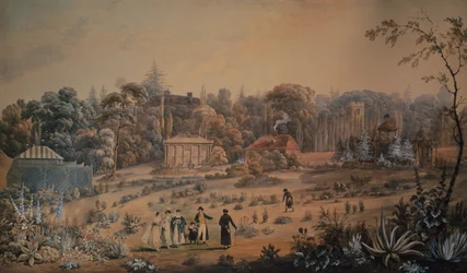 Les jardins de Battlesden House, Bedfordshire