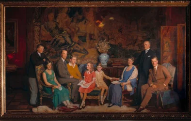 Gustav Krupp v. B. u. H. Portrait de famille