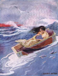 La mère et le bébé ont flotté au loin et en mer, de The Heroes publié par George Allen and Unwin 1929