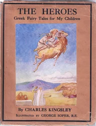 Conception de la jaquette de couverture avant, de The Heroes publié par George Allen and Unwin 1929