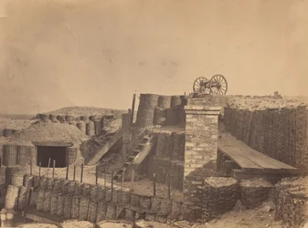 Fortifications près de Charleston, Caroline du Sud, vers 1861