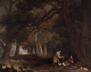 Repos après la chasse, 1770