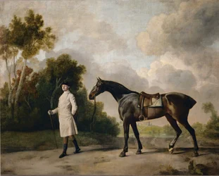 Assheton, premier vicomte Curzon, et sa jument Maria ...