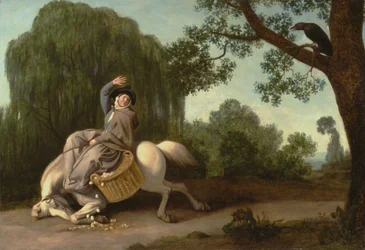La Femme du Fermier et le Corbeau