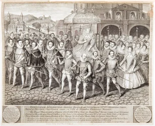 Procession royale de la reine Élisabeth I, vers 1580 1744