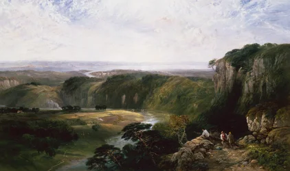Chepstow depuis le Windcliff