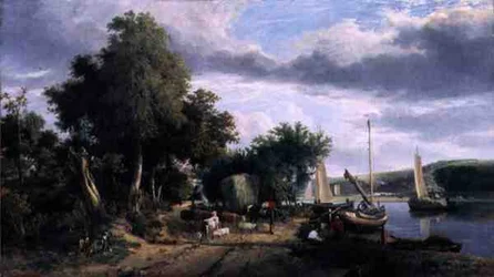 Vue sur la Rivière Yare Près de Norwich