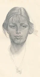 La belle fille, vers 1914