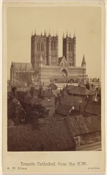 Cathédrale de Lincoln, vue du nord-ouest