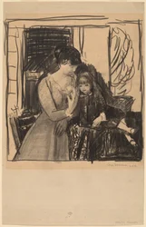 Anne et sa mère