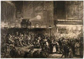 Nuit électorale à Times Square