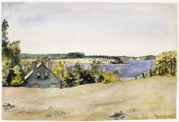 Gardiners Bay depuis Sag Harbor, 1899