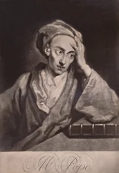 Alexander Pope, poète et satiriste anglais, vers 1732