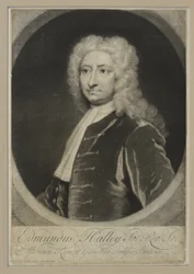 Edmundus Halley, vers 1705