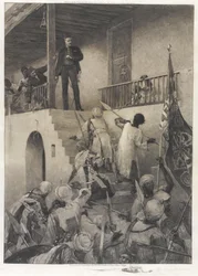 La mort du général Gordon aux mains des partisans du Mahdi, 26 janvier 1885