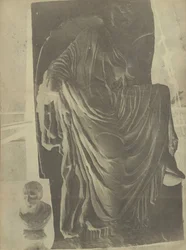 Bas-relief de la Victoire sans ailes récemment trouvé, 1848