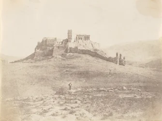 Pnyx et Acropole, vers 1848