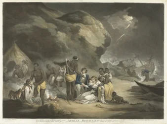 Hospitalité africaine, pub.1791