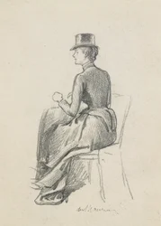 Fille en habit d