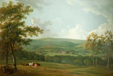 Vue lointaine de Towneley Hall, c.1777