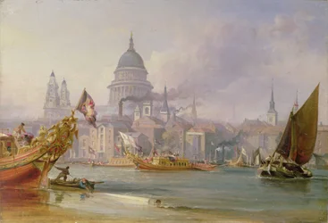Vue de Saint-Paul depuis la Tamise