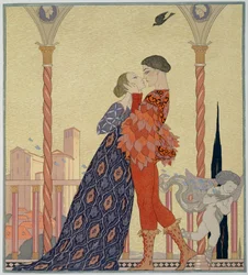 Amoureux sur un balcon