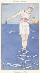 Vêtements parisiens : Costume de bain