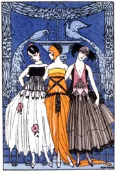 Les trois Grâces, vers 1920 (gravure)