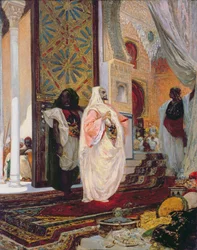 Entrée dans le harem