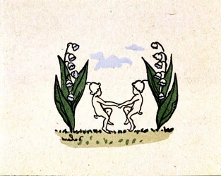 Brins de muguet et elfes dansants - dans "Sur les chemins de France" par Georges Delaw