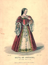 Diane de Poitiers, début du 19e siècle