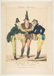 Le Goût du Jour, No. 21 : Les Modernes Incroyables, des Caricatures Parisiennes, ca. 1815