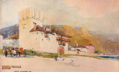 Auberge du monastère bulgare, Zograph, 19e siècle