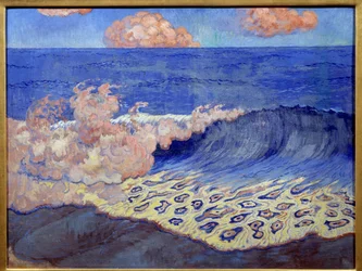 Bleu Marine, effets de vagues