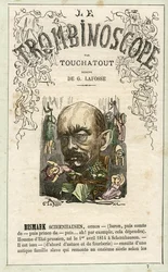 BISMARCK Otto Eduard Leopold von Bismarck-Schoenhausen (1815-1898), - illustration du "Trombinoscope", périodique politique satirique de Léon-Charles Bienvenu, dit Touchatout (1835-1910) monographie N. 7, Paris
