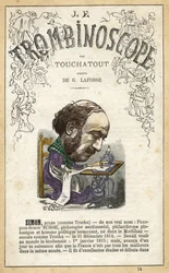 Jules SIMON (1814-1896) - illustration du "Trombinoscope", périodique politique satirique de Léon-Charles Bienvenu, dit Touchatout (1835-1910) monographie N. 14, Paris