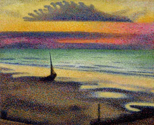La plage à Heist, 1891-92
