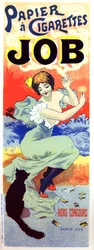 Papier à cigarette Job. Affiche par Georges Meunier