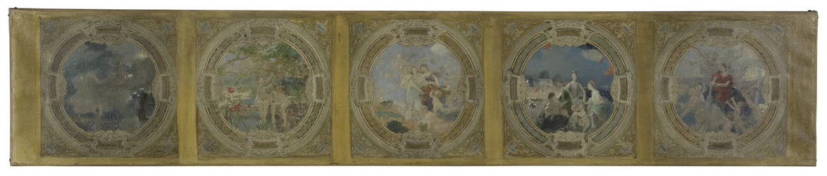 Esquisse pour la galerie Lobau à l