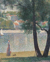 La Seine à Courbevoie, 1885