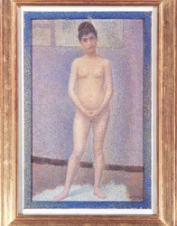 Modèle de face (Poseuse de face)