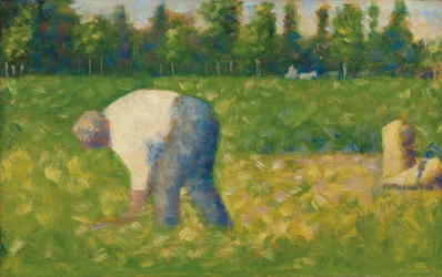 Paysan travaillant